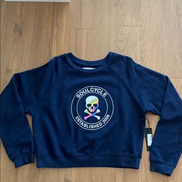 💕HP💕SoulCycle blue crewneck sweatshirt - Picture 3 of 8